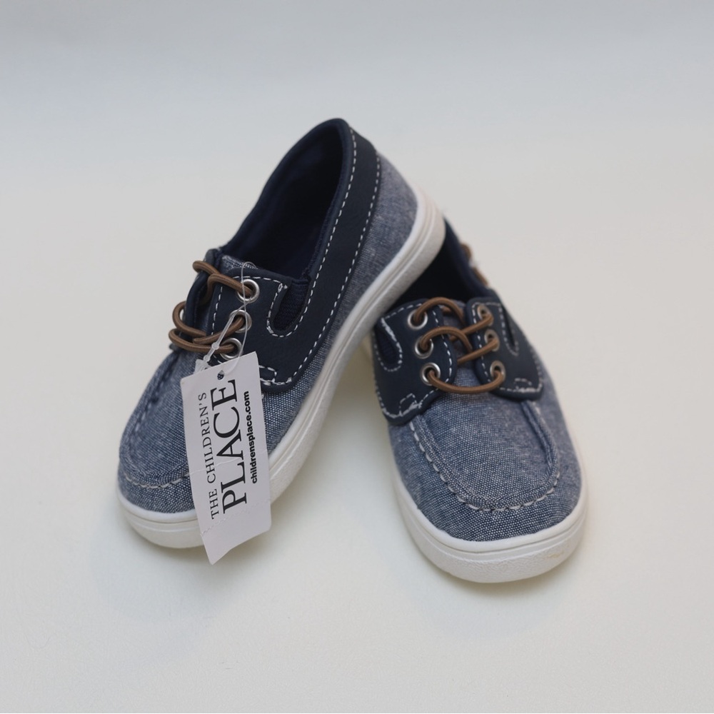 The Children's Place Navy and Denim Blue Kids Dress Shoes
